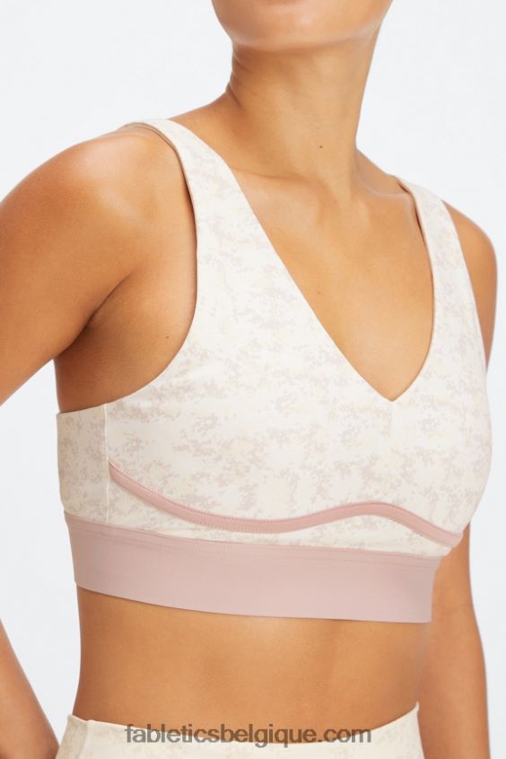 toute la journée tous les jours soutien-gorge 101 femmes Fabletics 404P0T1470 soft white mini nueue camo/mued mauve