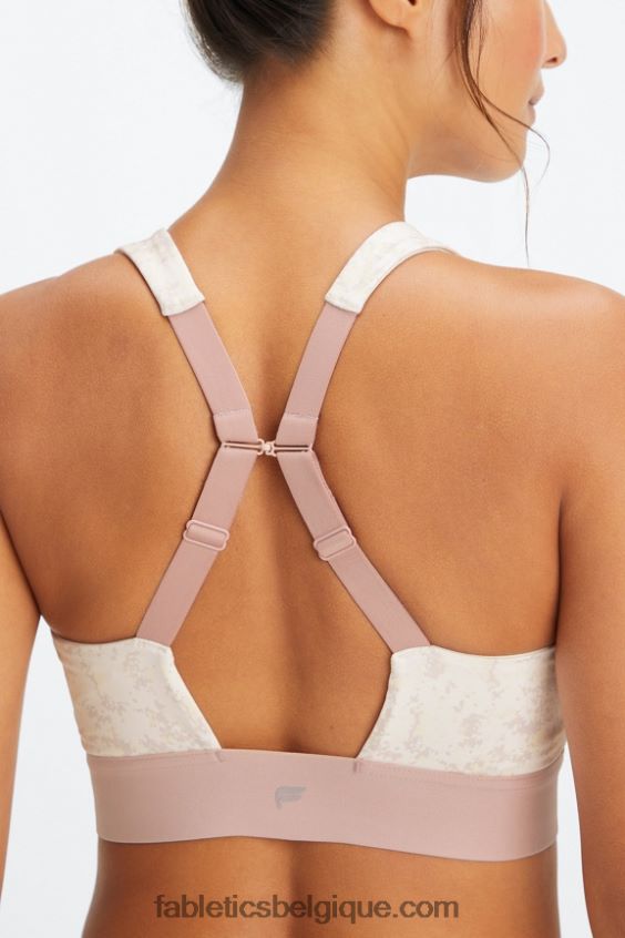 toute la journée tous les jours soutien-gorge 101 femmes Fabletics 404P0T1470 soft white mini nueue camo/mued mauve