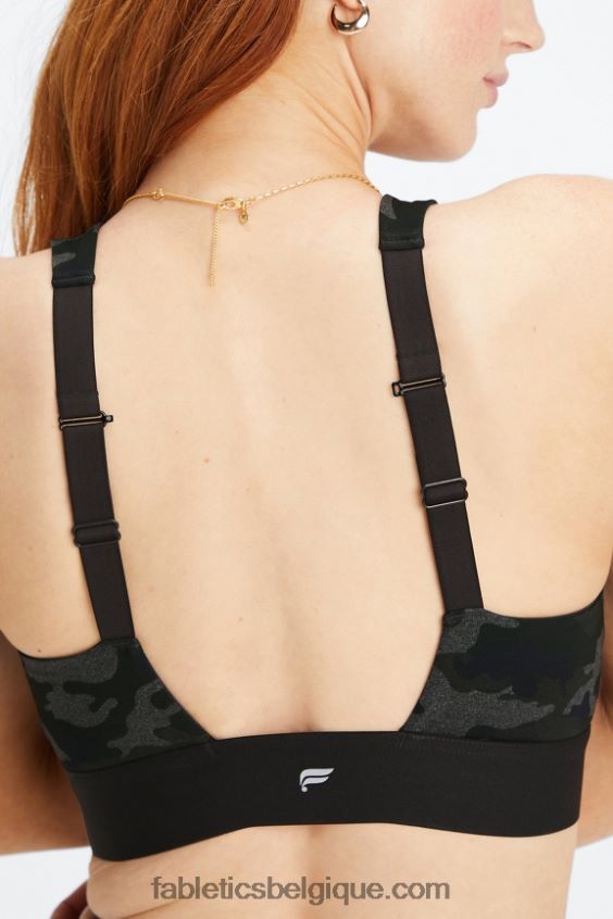 toute la journée tous les jours soutien-gorge 102 femmes Fabletics 404P0T1473 camouflage anthracite/anthracite