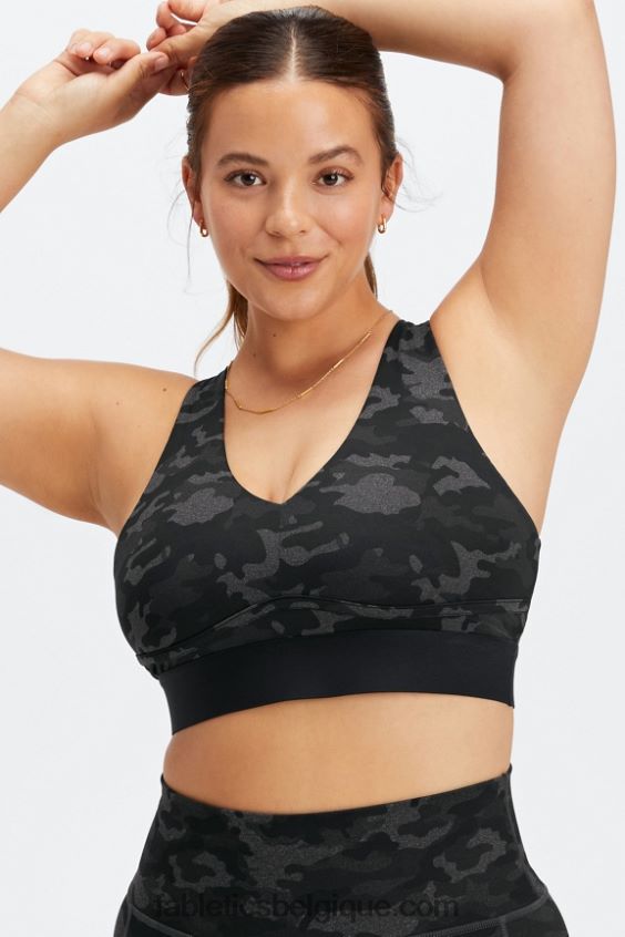toute la journée tous les jours soutien-gorge 102 femmes Fabletics 404P0T1476 camouflage anthracite