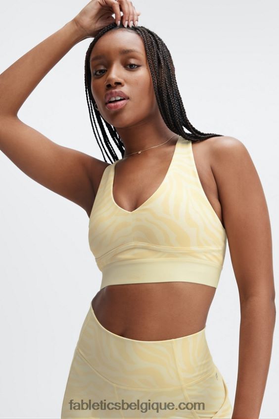 toute la journée tous les jours soutien-gorge 103 femmes Fabletics 404P0T1480 coup de zèbre au babeurre / babeurre