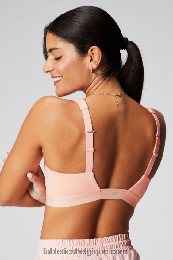 toute la journée tous les jours soutien-gorge 99 femmes Fabletics 404P0T1458 crème au beurre rose