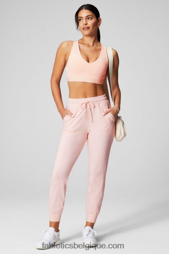 toute la journée tous les jours soutien-gorge 99 femmes Fabletics 404P0T1458 crème au beurre rose