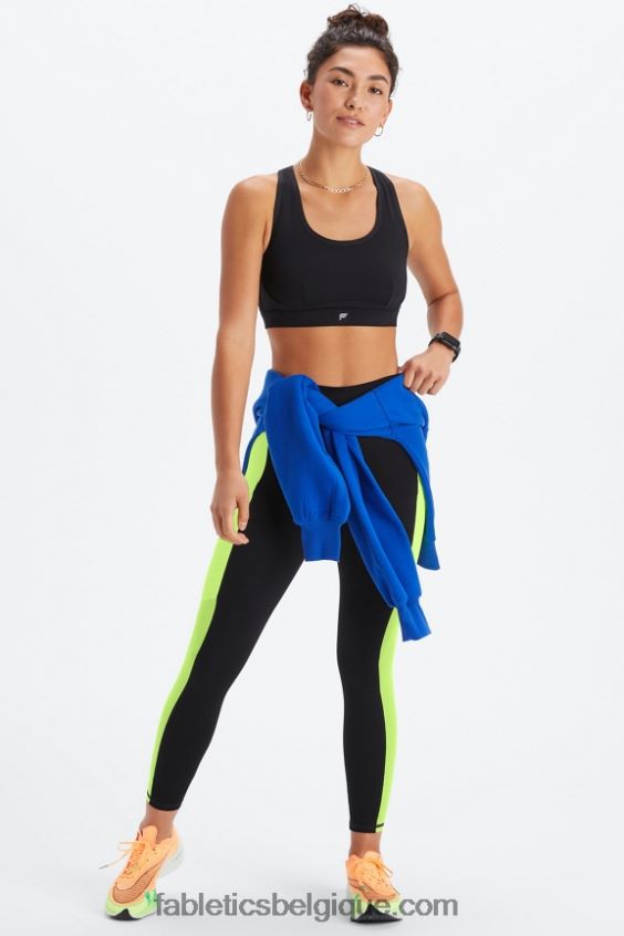 brassière de sport à dos nageur belle femmes Fabletics 404P0T1396 noir