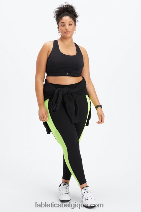 brassière de sport à dos nageur belle femmes Fabletics 404P0T1397 noir