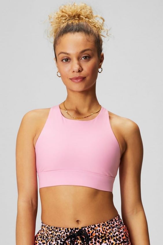 soutien-gorge de sport anti-rebond 89 femmes Fabletics 404P0T1335 coquelicot rose