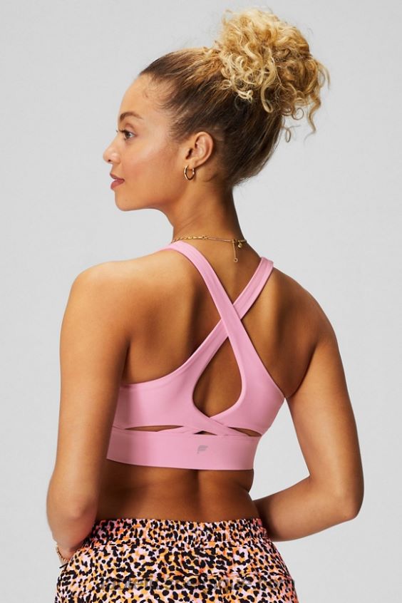 soutien-gorge de sport anti-rebond 89 femmes Fabletics 404P0T1335 coquelicot rose