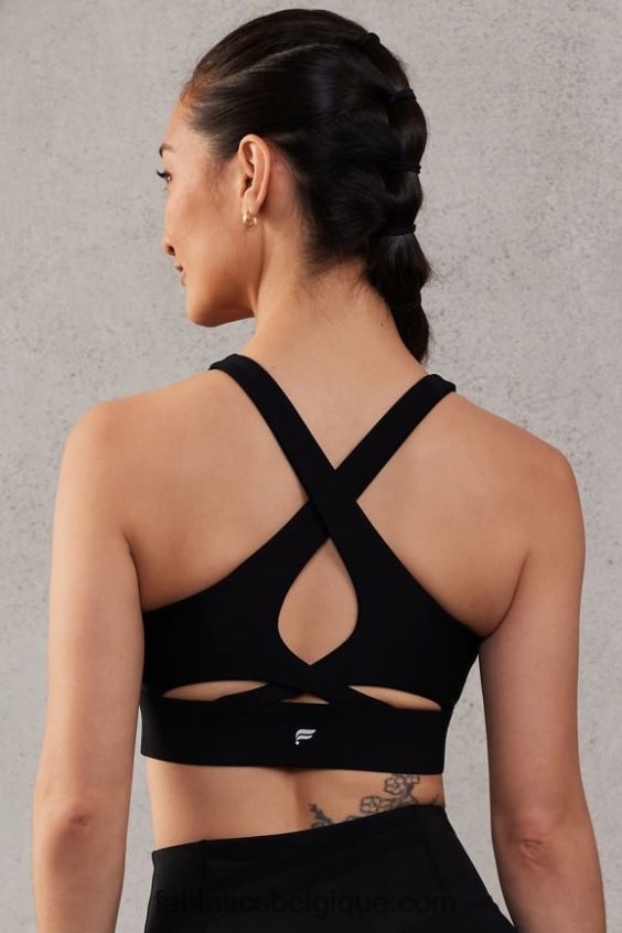 soutien-gorge de sport anti-rebond 89 femmes Fabletics 404P0T1336 noir