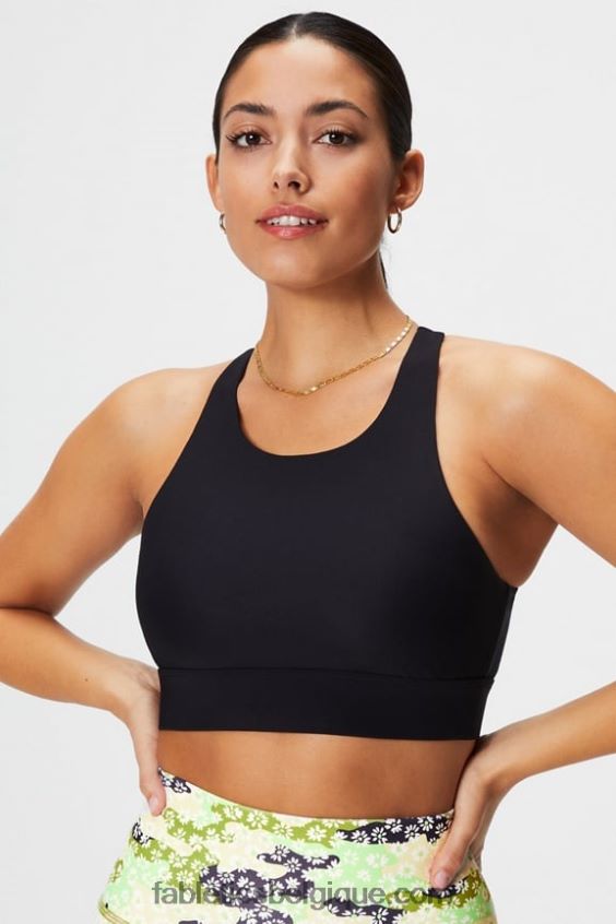 soutien-gorge de sport anti-rebond 89 femmes Fabletics 404P0T1336 noir