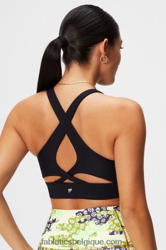 soutien-gorge de sport anti-rebond 89 femmes Fabletics 404P0T1336 noir