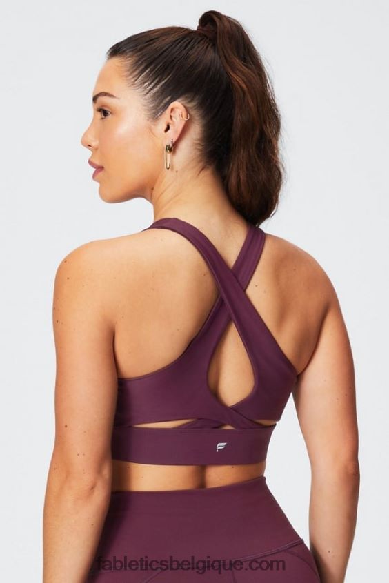 soutien-gorge de sport anti-rebond 90 femmes Fabletics 404P0T1338 Bourgogne