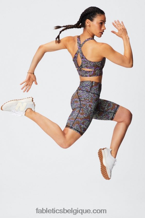 soutien-gorge de sport anti-rebond 90 femmes Fabletics 404P0T1340 animal hybride