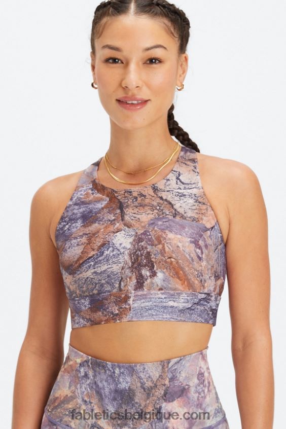 soutien-gorge de sport anti-rebond 91 femmes Fabletics 404P0T1343 orchidée roche lunaire