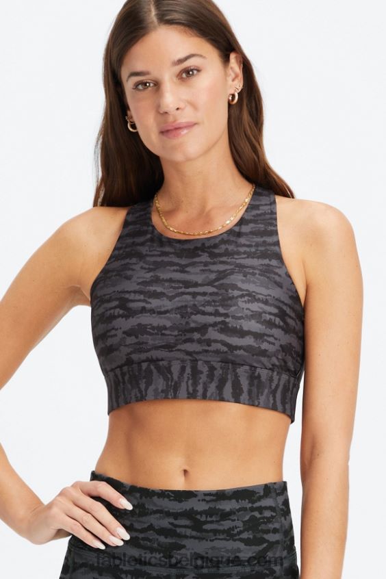 soutien-gorge de sport anti-rebond 91 femmes Fabletics 404P0T1346 tigresse en étain