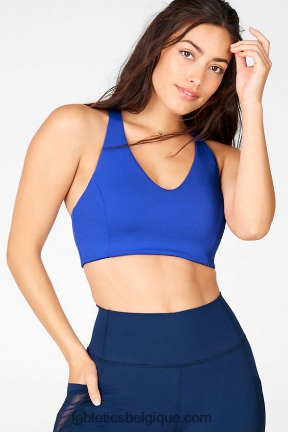 soutien-gorge de sport à fort impact boost femmes Fabletics 404P0T1440 effort / royal