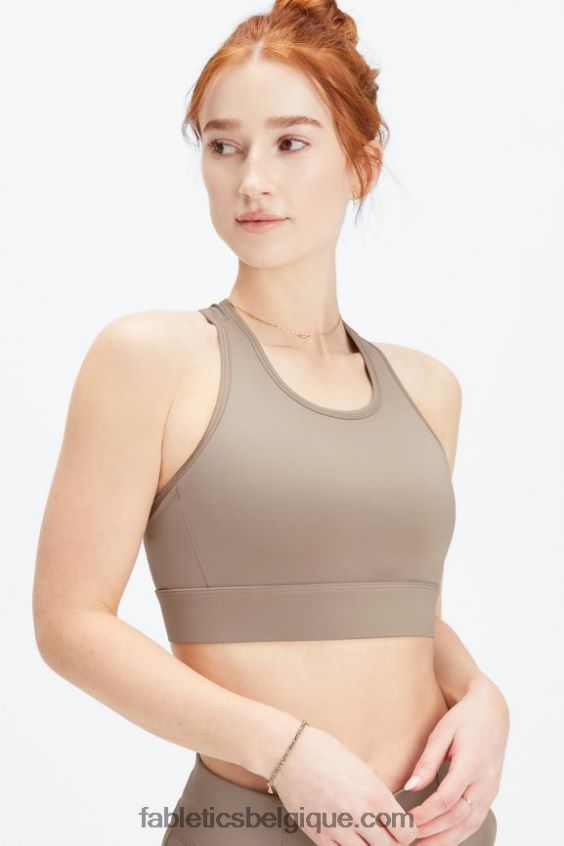 soutien-gorge de sport à impact élevé Trinity Utility femmes Fabletics 404P0T1416 fumée