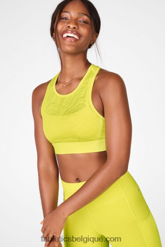 soutien-gorge de sport à impact élevé aja shine femmes Fabletics 404P0T1443 zeste