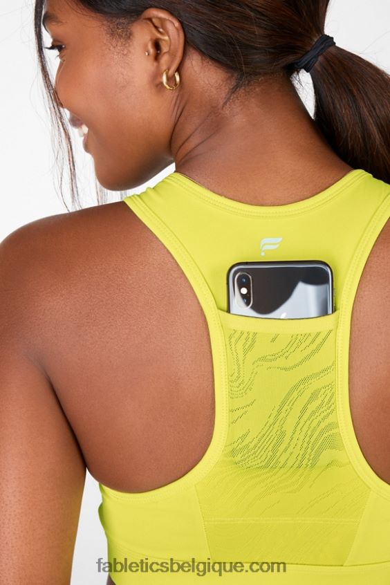 soutien-gorge de sport à impact élevé aja shine femmes Fabletics 404P0T1443 zeste