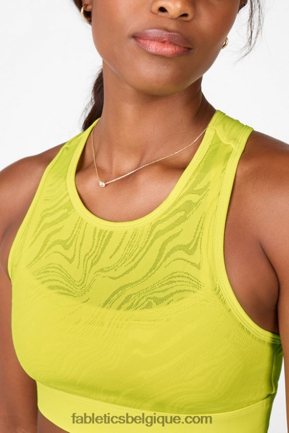 soutien-gorge de sport à impact élevé aja shine femmes Fabletics 404P0T1443 zeste