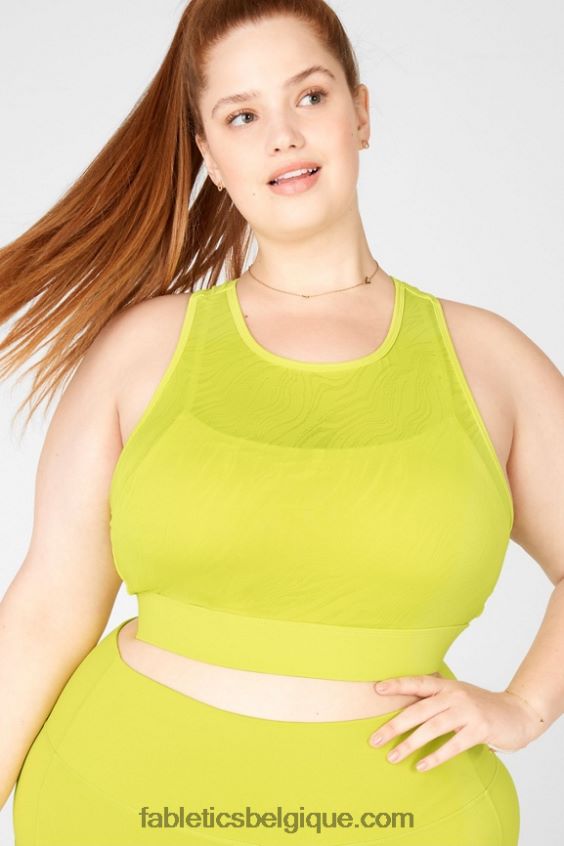 soutien-gorge de sport à impact élevé aja shine femmes Fabletics 404P0T1444 zeste