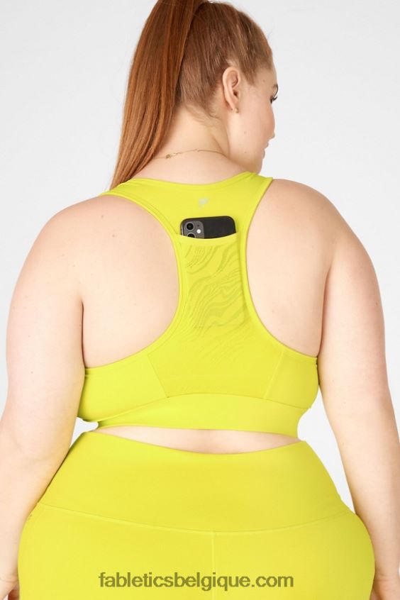 soutien-gorge de sport à impact élevé aja shine femmes Fabletics 404P0T1444 zeste