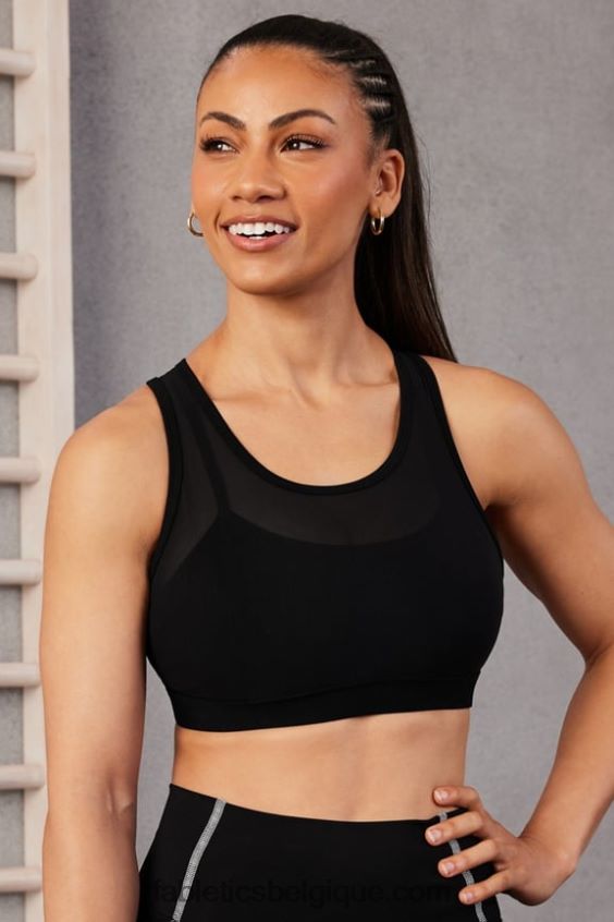 soutien-gorge de sport à impact élevé faye femmes Fabletics 404P0T1385 noir