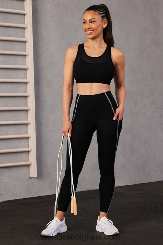 soutien-gorge de sport à impact élevé faye femmes Fabletics 404P0T1385 noir