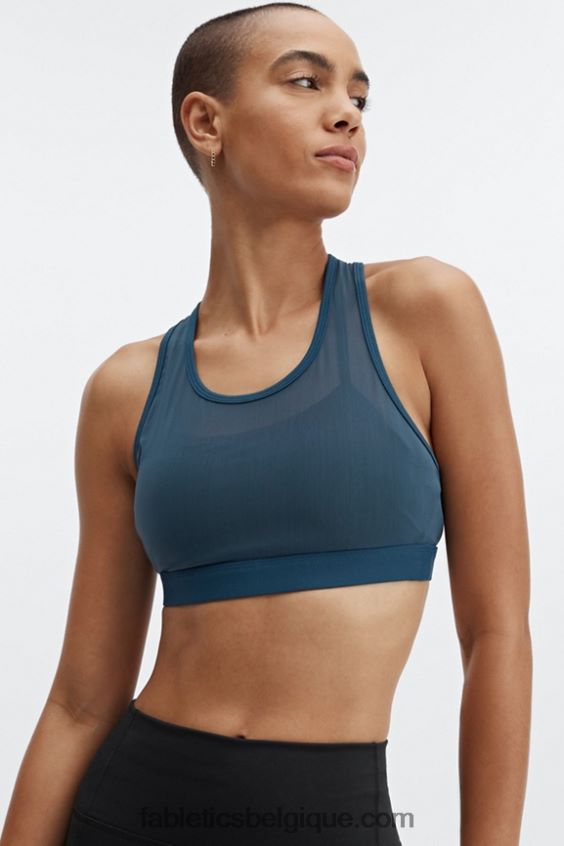 soutien-gorge de sport à impact élevé faye femmes Fabletics 404P0T1387 nova bleue