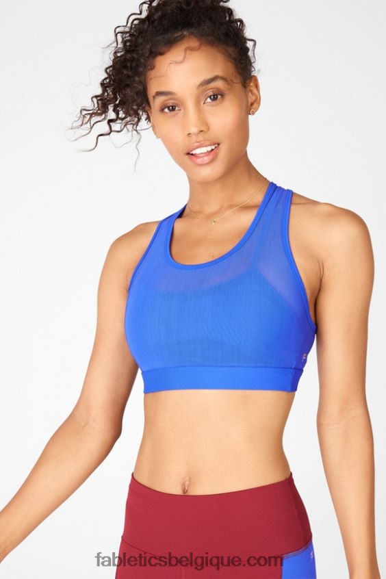 soutien-gorge de sport à impact élevé faye femmes Fabletics 404P0T1391 lapis