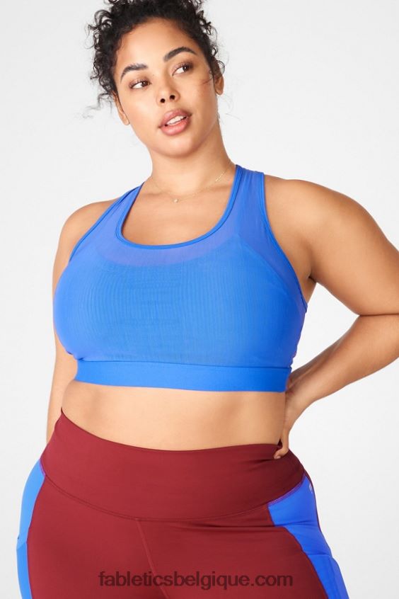 soutien-gorge de sport à impact élevé faye femmes Fabletics 404P0T1392 lapis