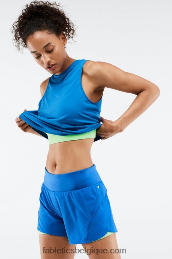 soutien-gorge de sport à impact élevé siena femmes Fabletics 404P0T1432 perruche