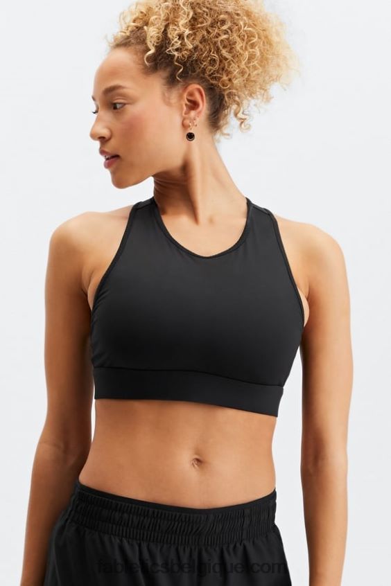 soutien-gorge de sport à impact élevé trinity 96 femmes Fabletics 404P0T1368 noir