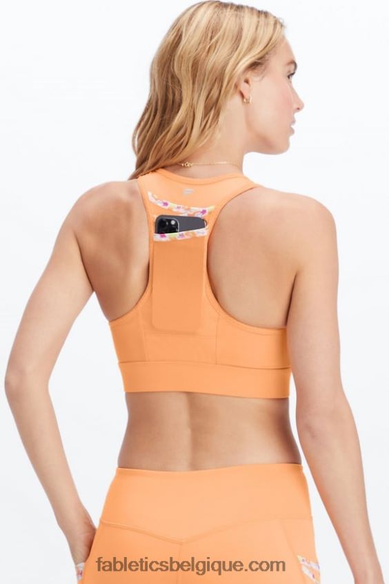 soutien-gorge de sport à impact élevé trinity 96 femmes Fabletics 404P0T1370 souci/nouvelle vague florale