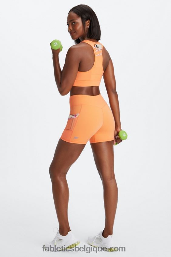 soutien-gorge de sport à impact élevé trinity 96 femmes Fabletics 404P0T1370 souci/nouvelle vague florale
