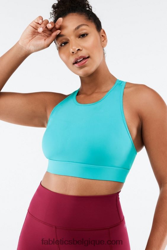soutien-gorge de sport à impact élevé trinity 98 femmes Fabletics 404P0T1378 oasis aquatique