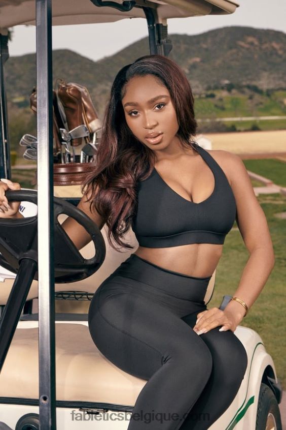 brassière de sport midi à impact moyen on-the-go 127 femmes Fabletics 404P0T1823 noir