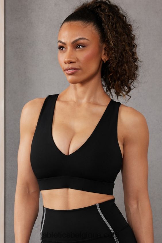 brassière de sport midi à impact moyen on-the-go 127 femmes Fabletics 404P0T1823 noir