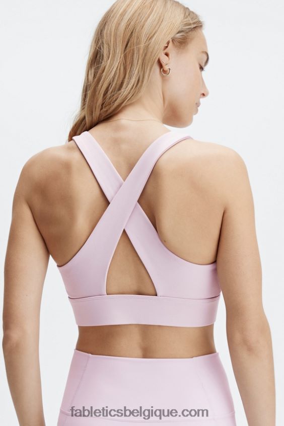 brassière de sport oasis twist 110 femmes Fabletics 404P0T1727 lavande glacée