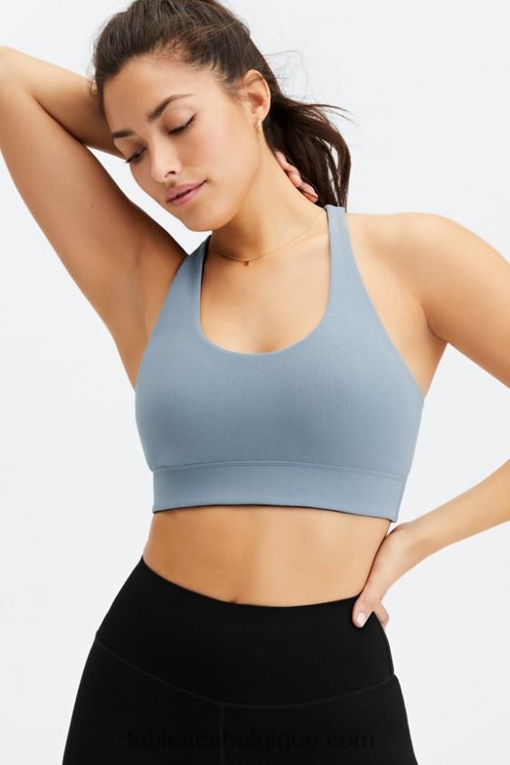 brassière de sport réversible simone sculptknit femmes Fabletics 404P0T1860 nuage de pluie/noir