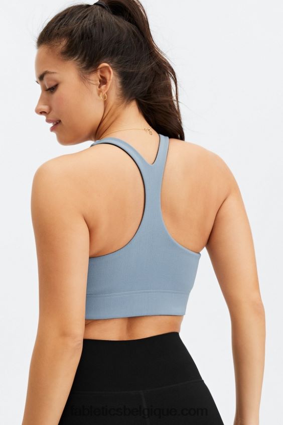 brassière de sport réversible simone sculptknit femmes Fabletics 404P0T1860 nuage de pluie/noir