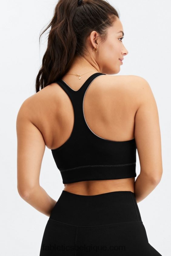 brassière de sport réversible simone sculptknit femmes Fabletics 404P0T1860 nuage de pluie/noir