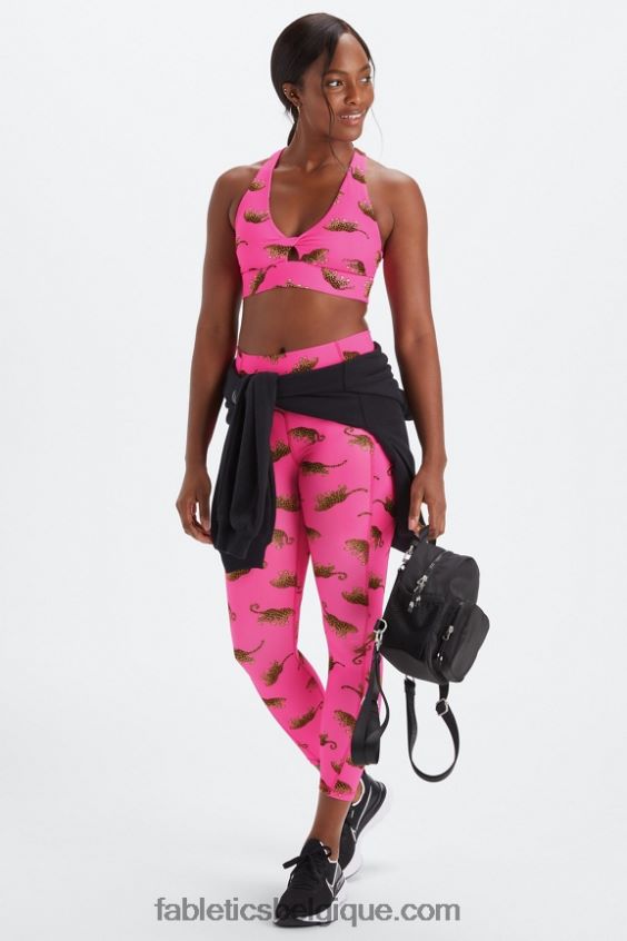 brassière de sport twist oasis 106 femmes Fabletics 404P0T1705 coeurs sauvages
