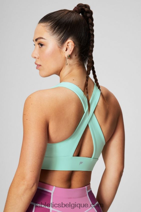 brassière de sport twist oasis 106 femmes Fabletics 404P0T1706 baie brumeuse