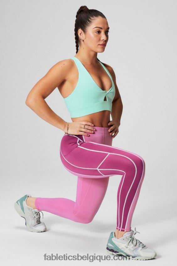 brassière de sport twist oasis 106 femmes Fabletics 404P0T1706 baie brumeuse