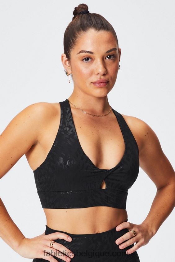 brassière de sport twist oasis 106 femmes Fabletics 404P0T1708 amateurs de foil et amis