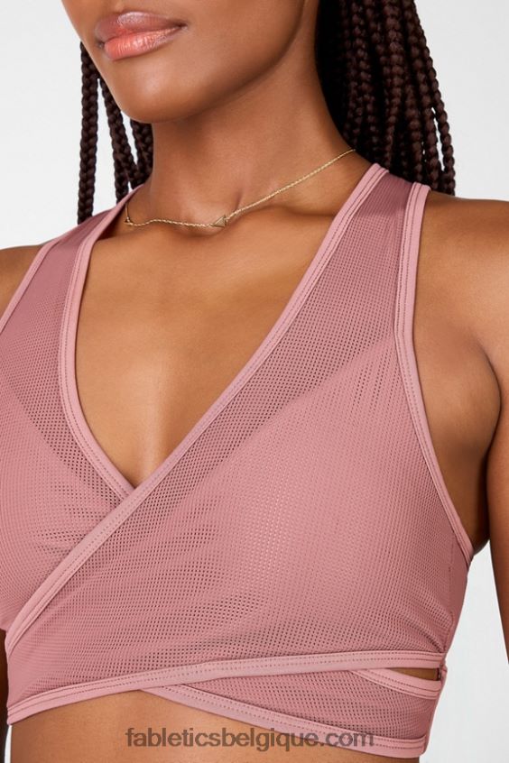 faye soutien-gorge de sport à impact moyen ii femmes Fabletics 404P0T1912 fumée d\'orchidée