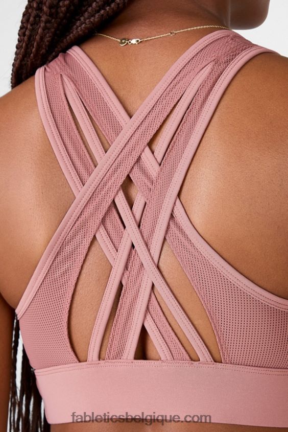 faye soutien-gorge de sport à impact moyen ii femmes Fabletics 404P0T1912 fumée d\'orchidée