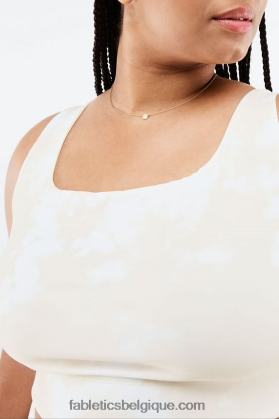 soutien-gorge de sport harlyn midi à impact moyen femmes Fabletics 404P0T1858 magma de lait de miel