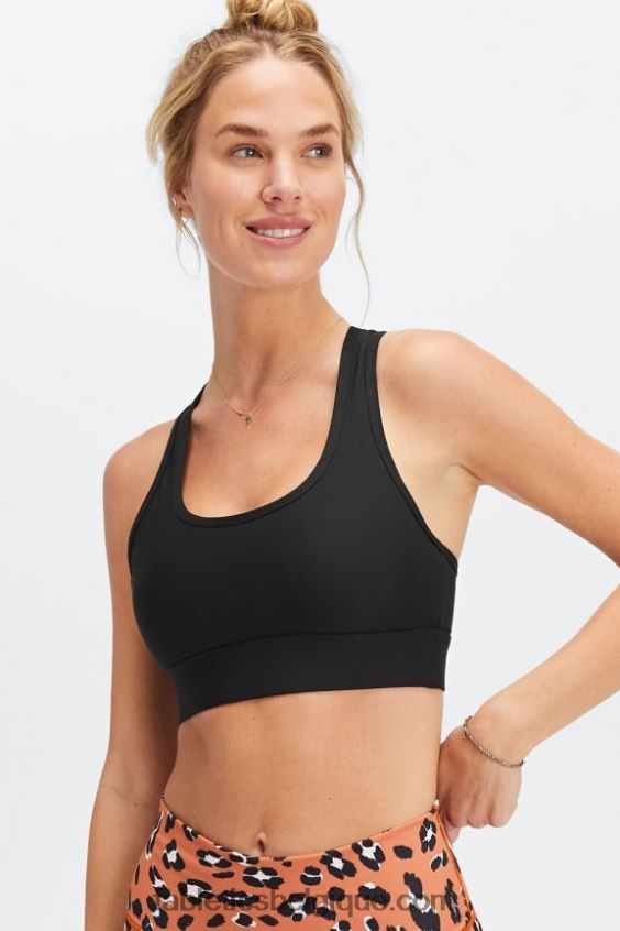soutien-gorge de sport à impact moyen 131 femmes Fabletics 404P0T1859 noir