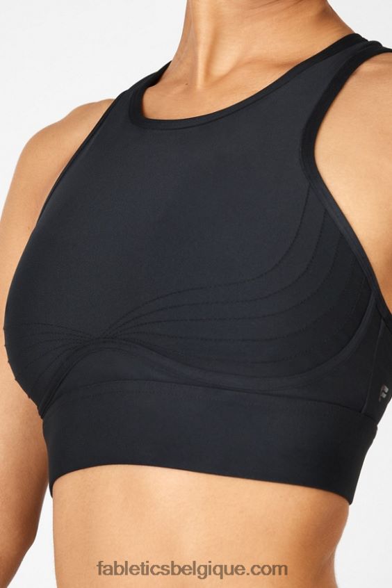 soutien-gorge de sport à impact moyen blare ii femmes Fabletics 404P0T1904 noir